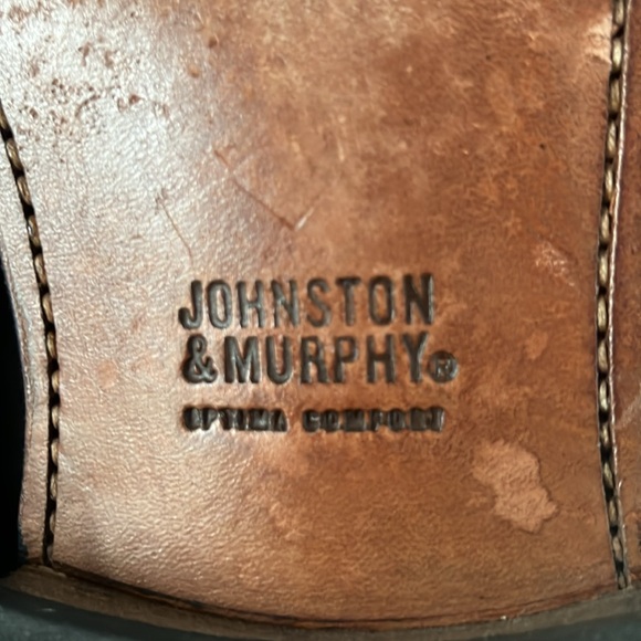 Johnston & Murphy wing tip Men’s dress shoes size 10. Black main image 8